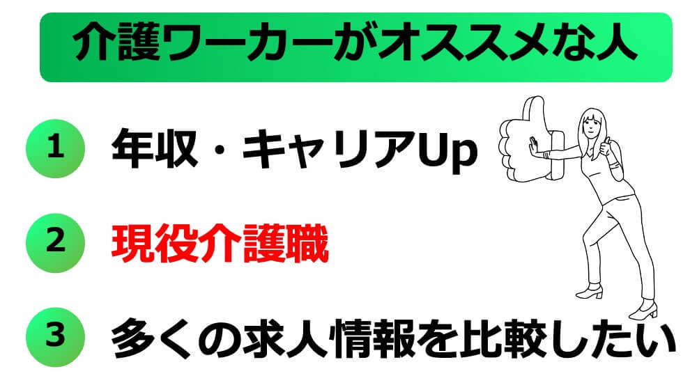 介護ワーカー　オススメな人